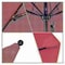 California Umbrella 11' Black Aluminum Market Patio Umbrella, Sunbrella Hot Pink 194061333440 - alternate 2